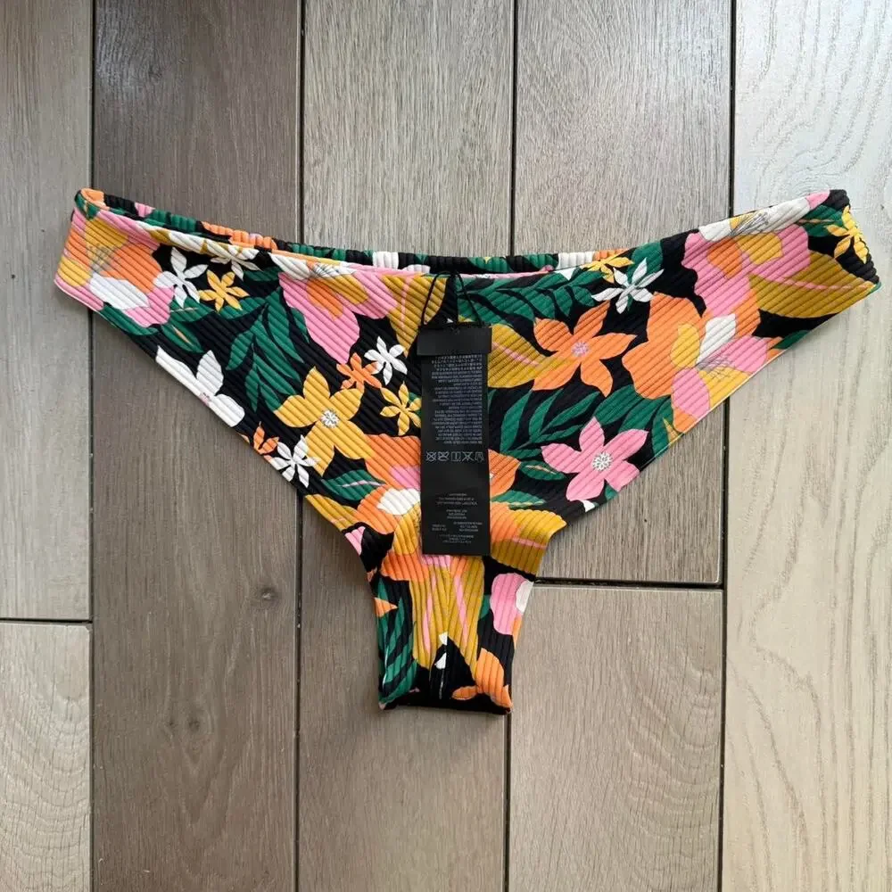 Volcom tropical rib bikini bottom M